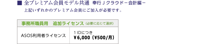 登録料 使用料 Asos アソス 勘定奉行のobc